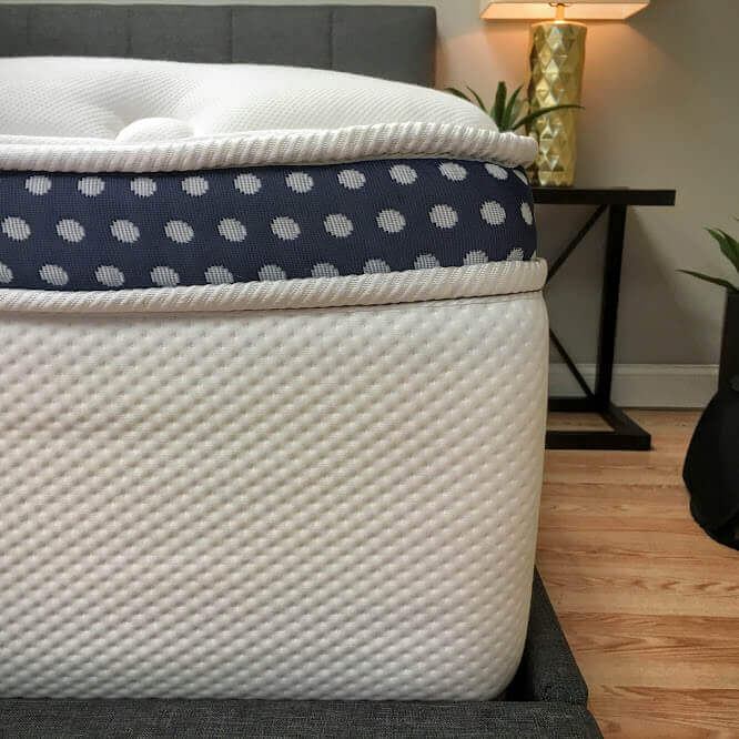 Close up of WinkBed Tencel cover