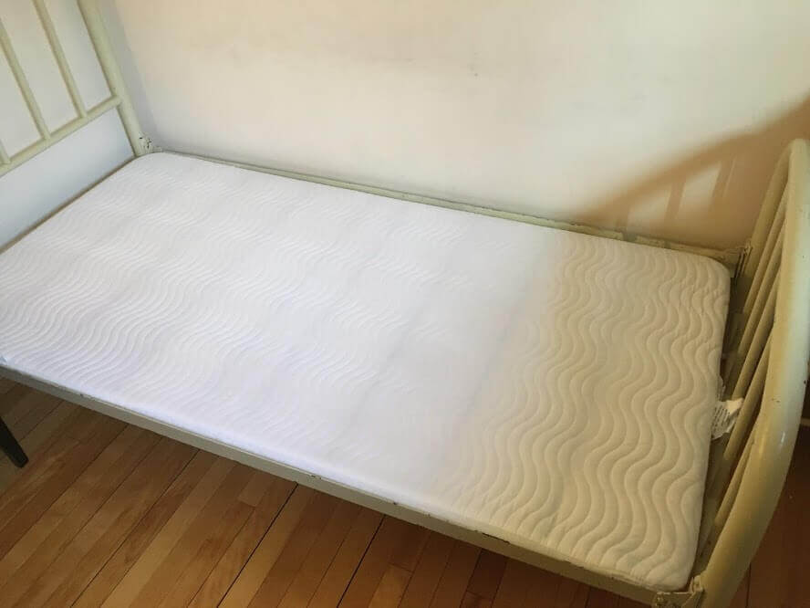 Bunkie Board on bed