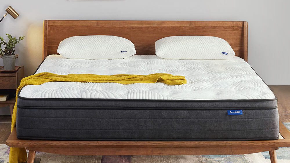 sweetnight 12 inch plush hybrid pillow top e1563742028683