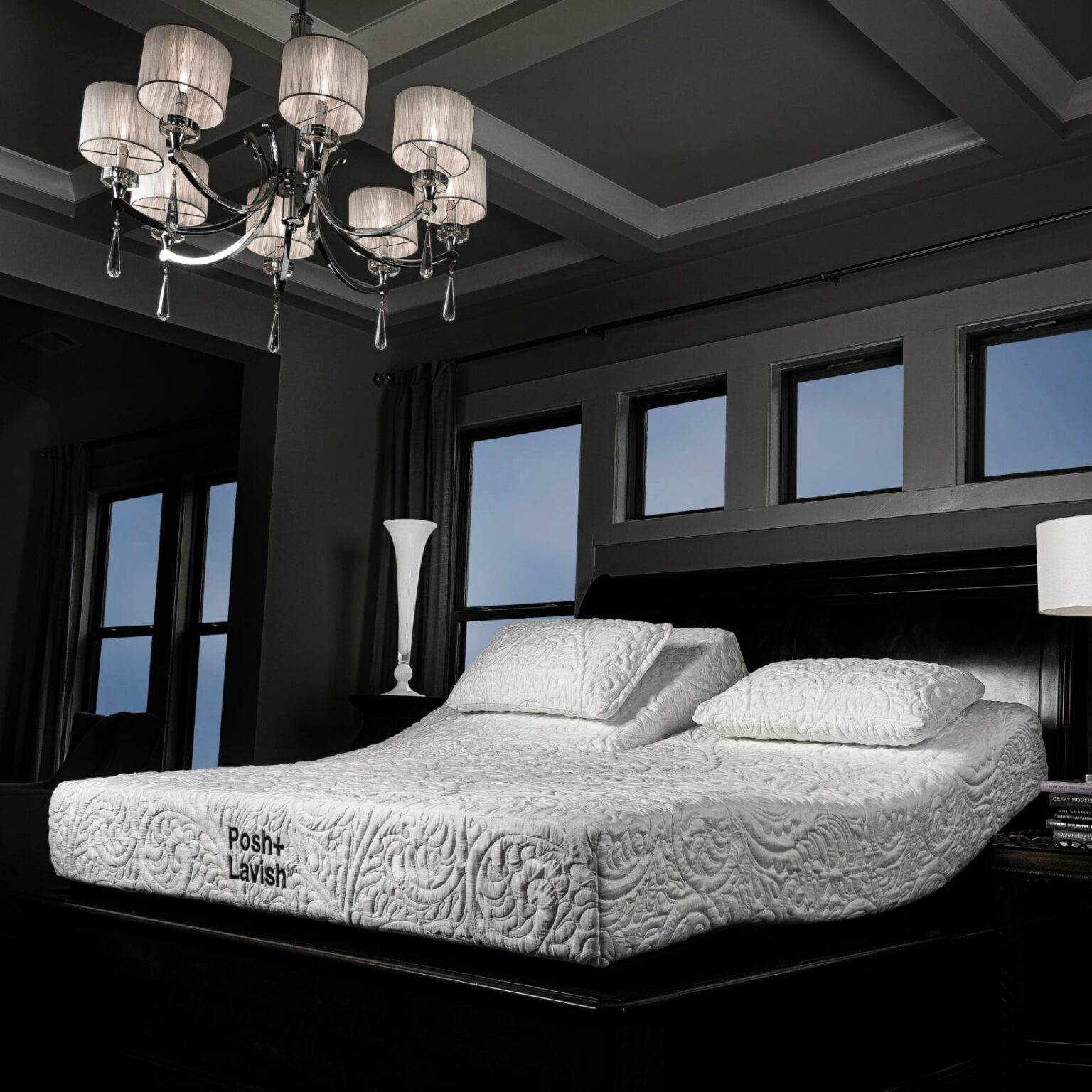Posh and Lavish latex mattress in showroom
