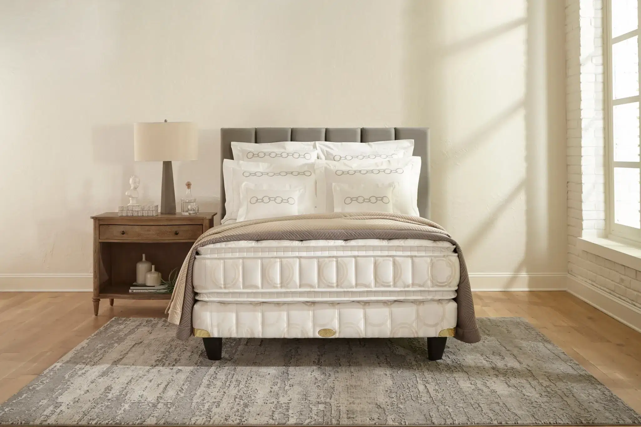 Frette x Shifman mattress collaboration in showroom