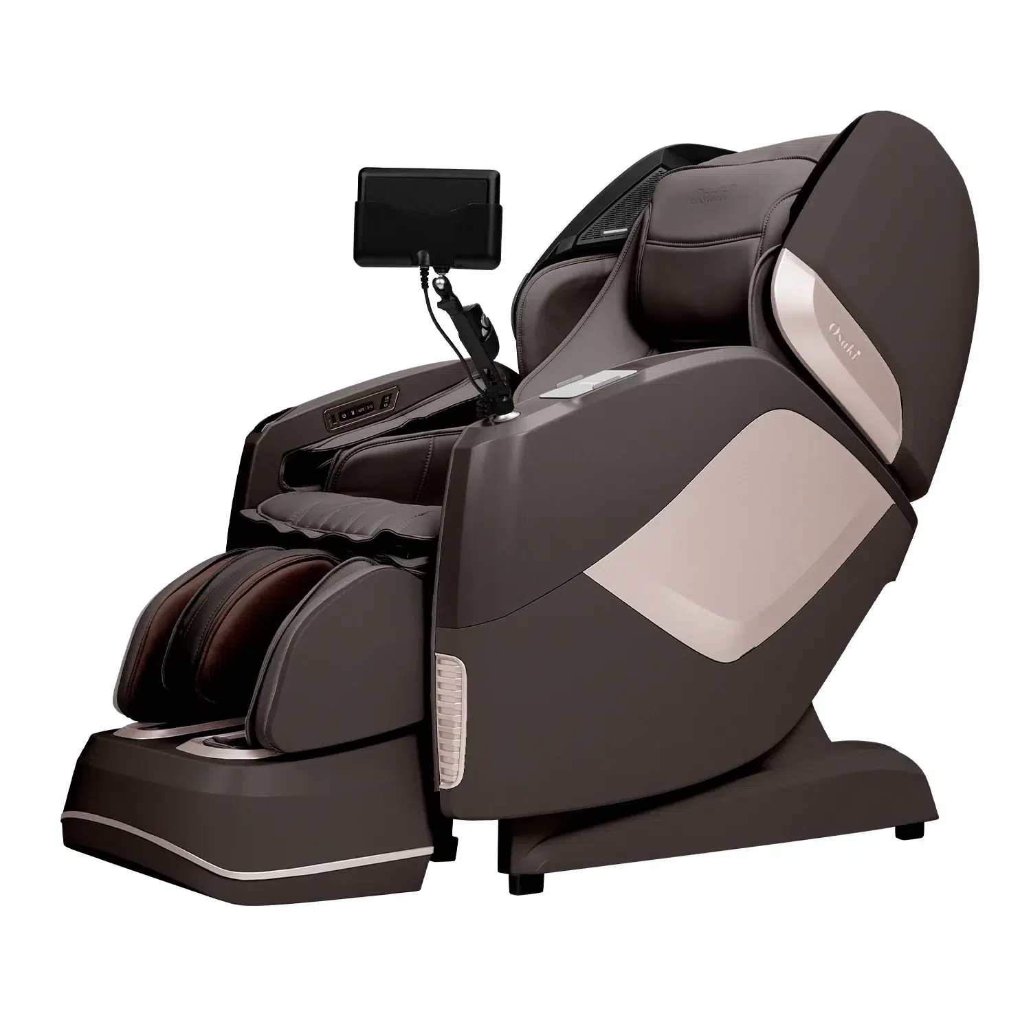 Massage chair close up image showing premium details for best massage chair guide