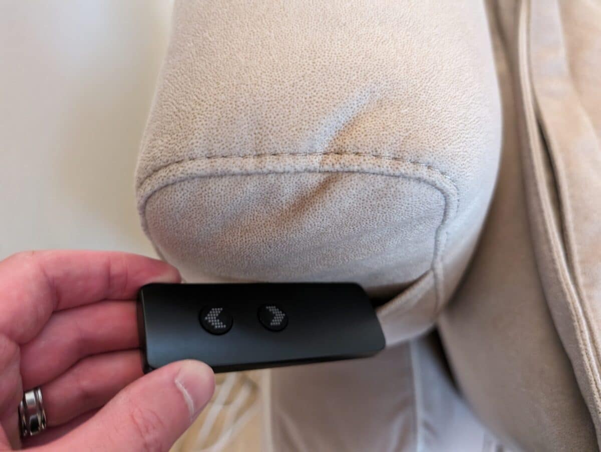 Remote control close-up