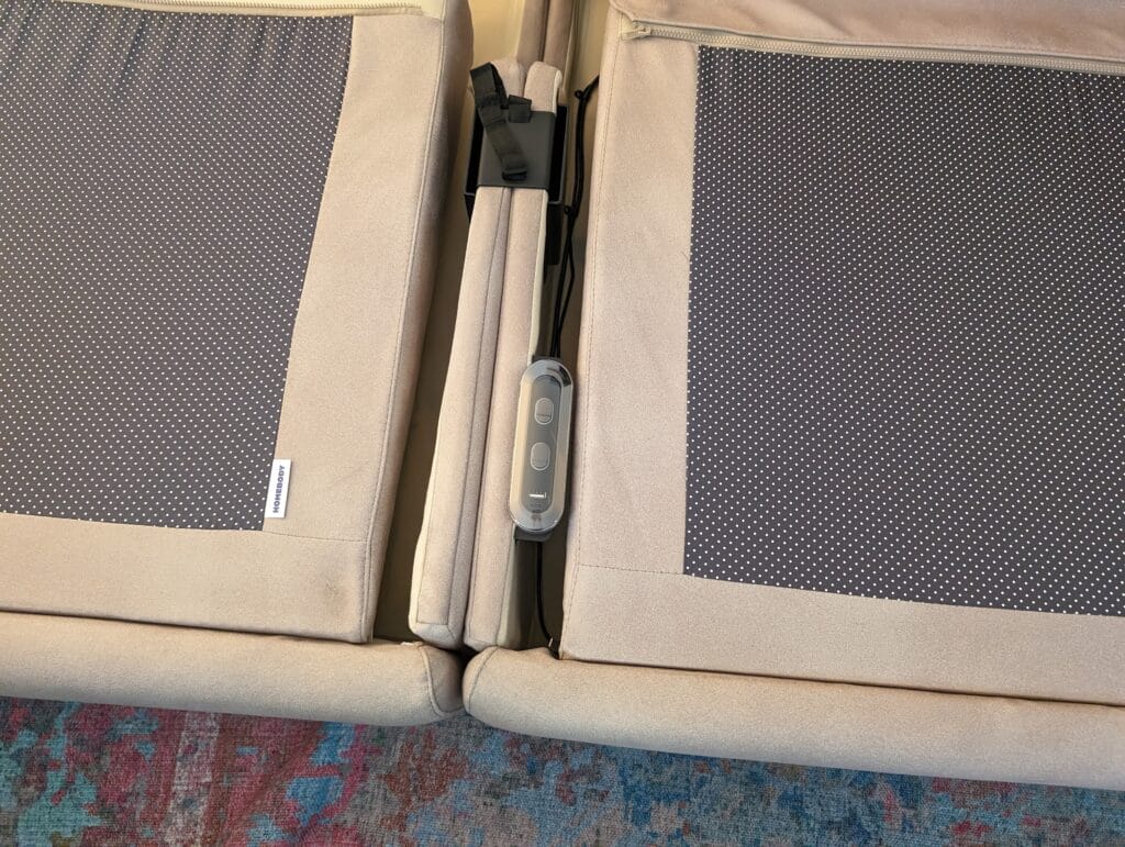 Section connection close up