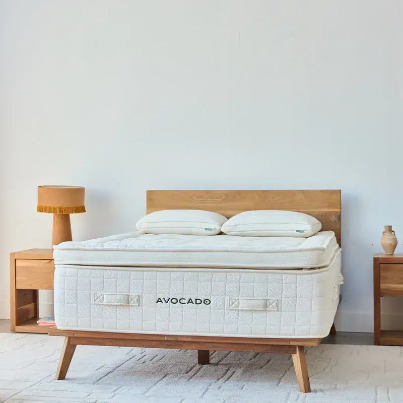 Avocado Luxury mattress in a modern bedroom setting