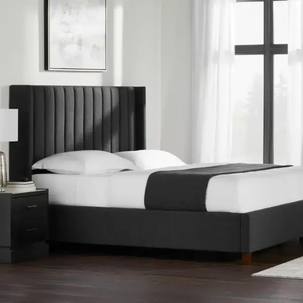 Malouf Bed with headboard
