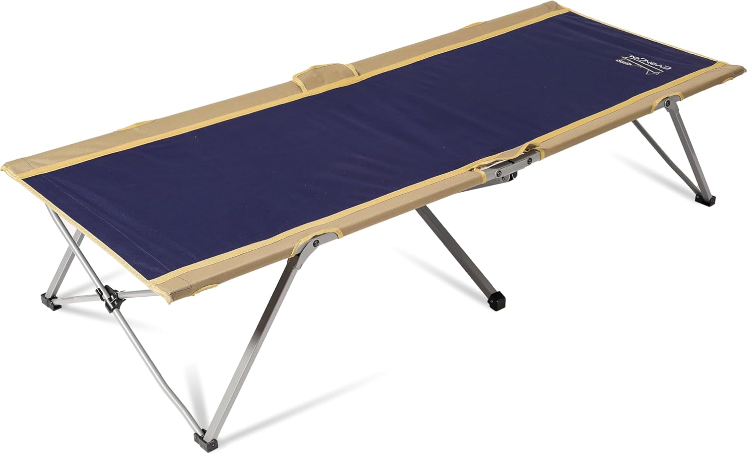 Byer of Maine portable folding cot inside a tent