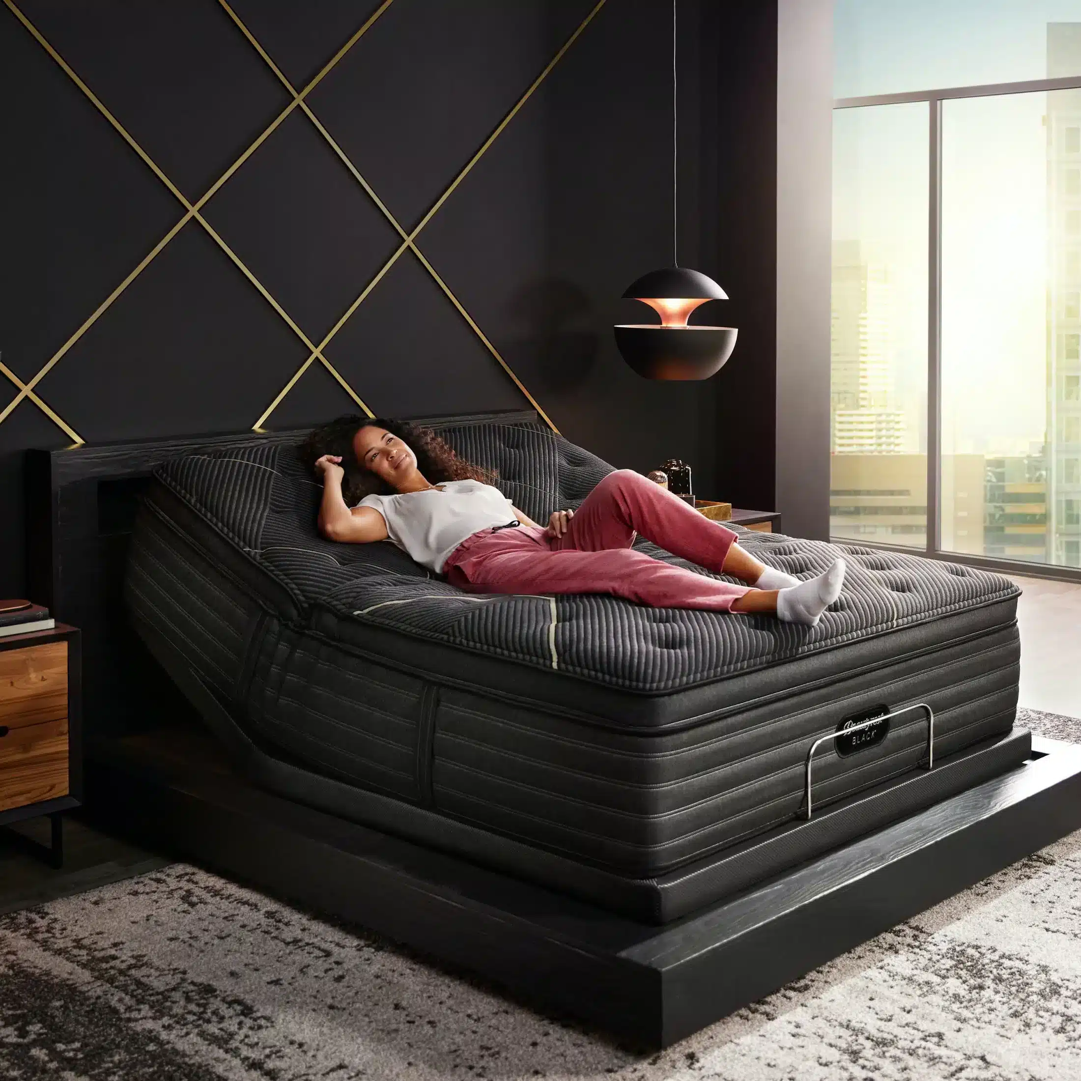 BeautyRest Black K-Class mattress detail
