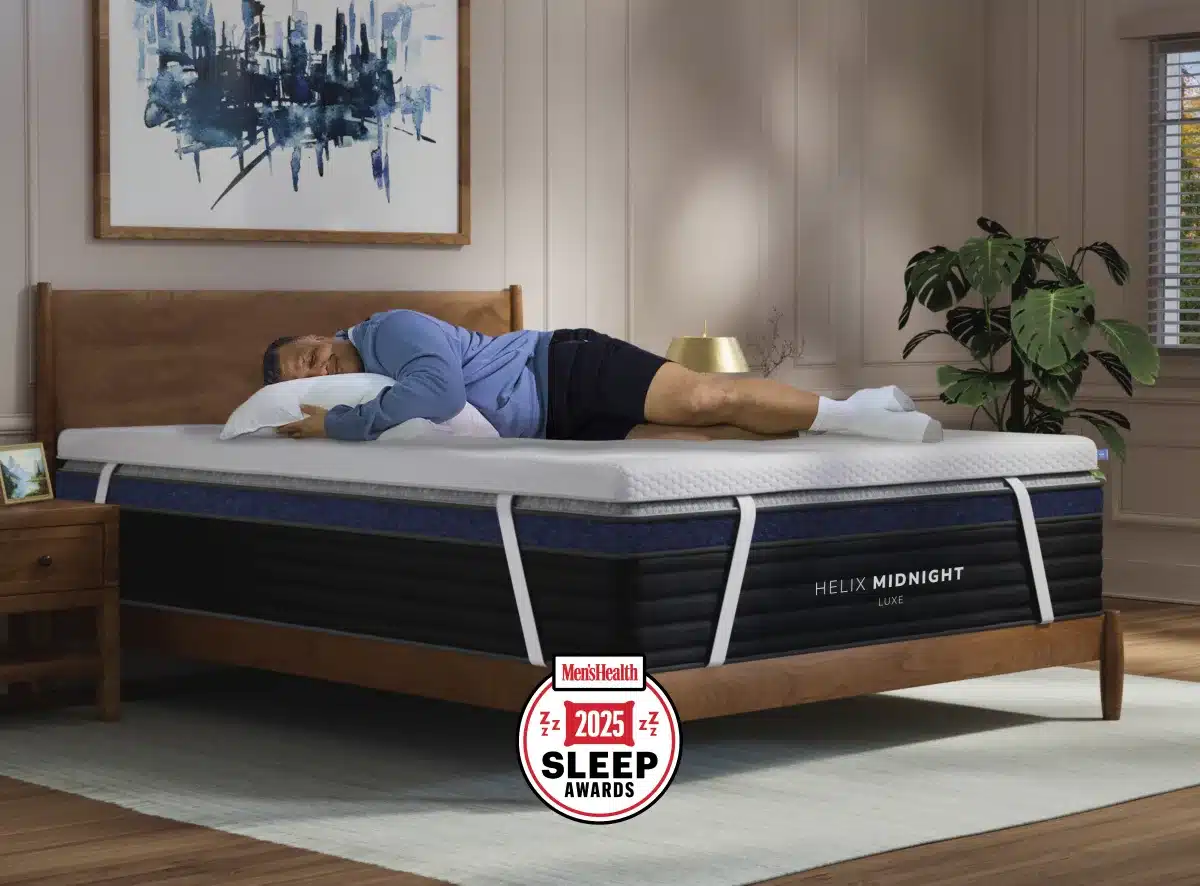 Helix Premium Memory Foam topper firm view