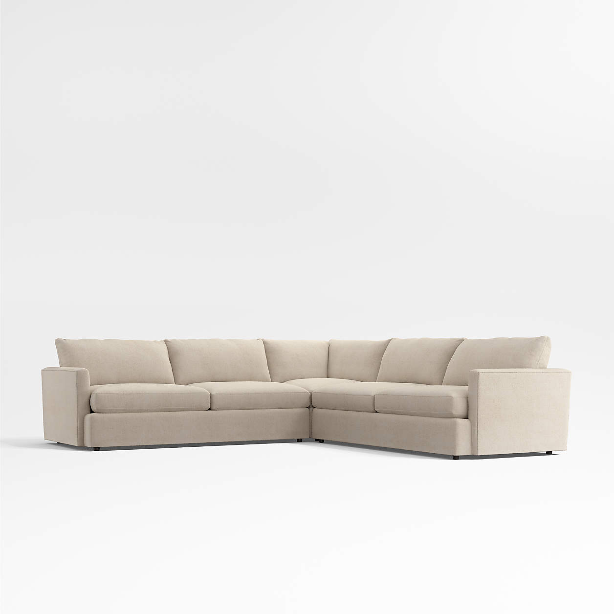Crate and Barrel sectional sofa photo