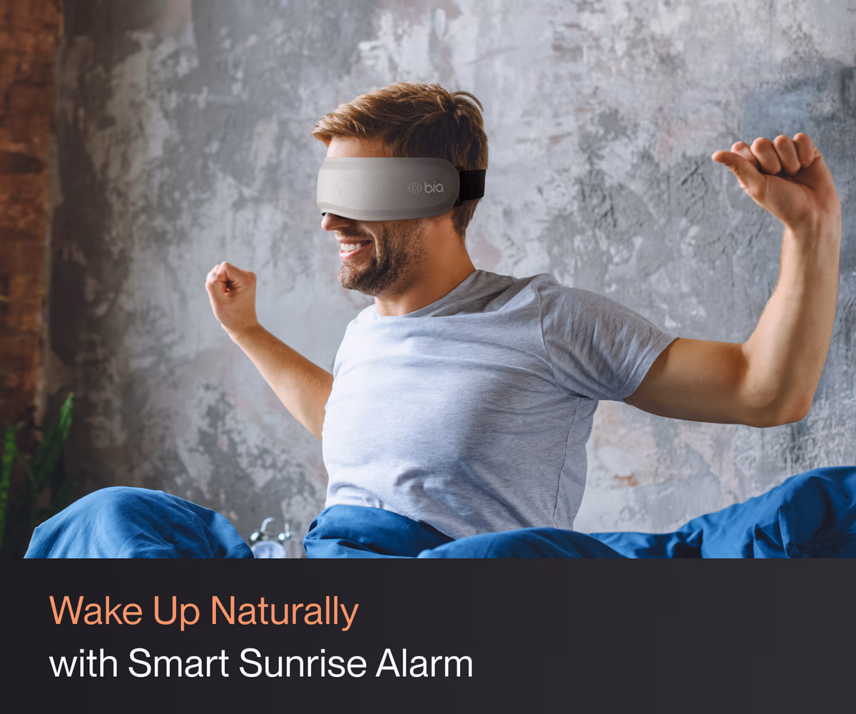 Using Bia mask for relaxation and sleep