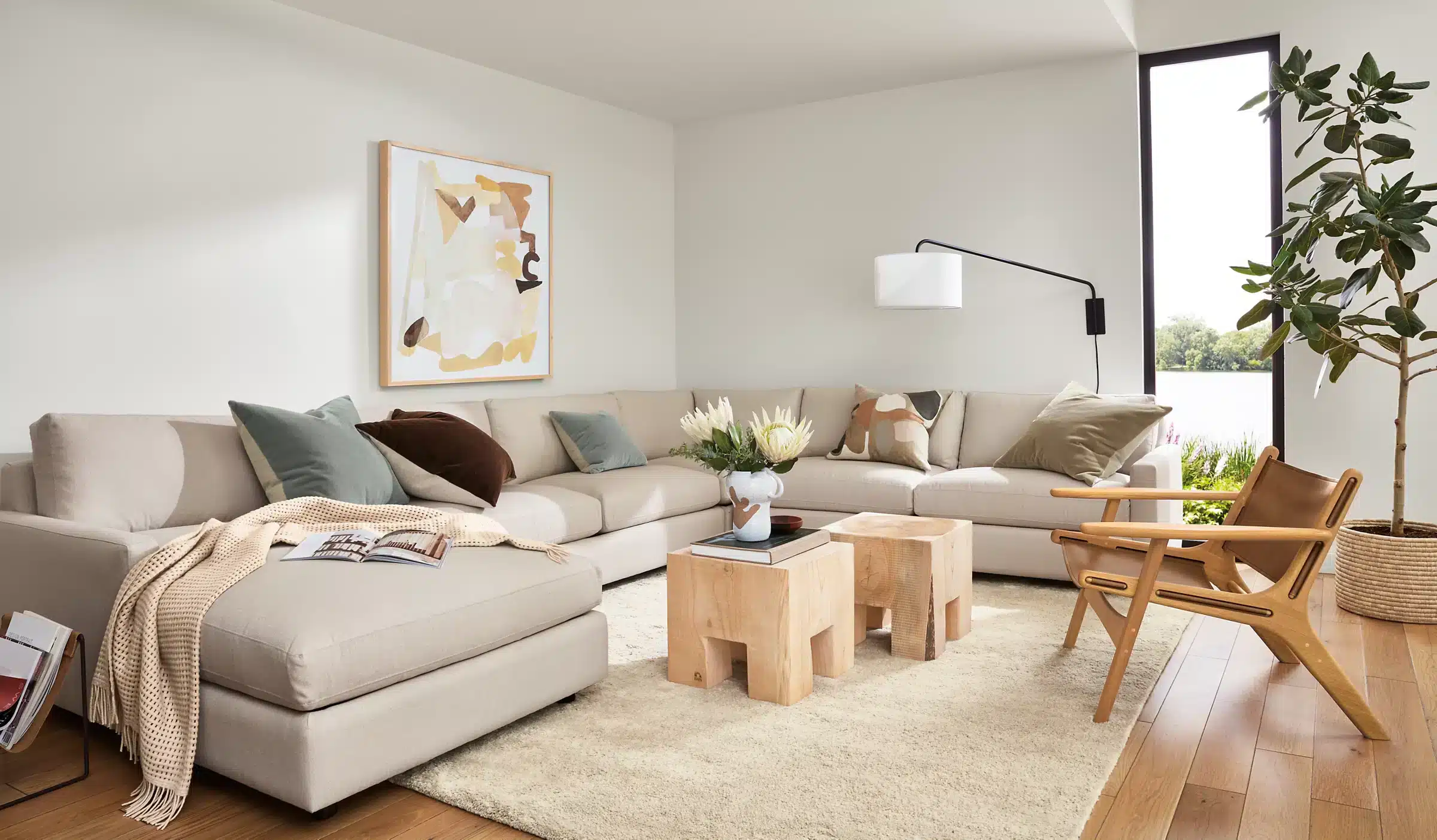 Room and Board sectional living room