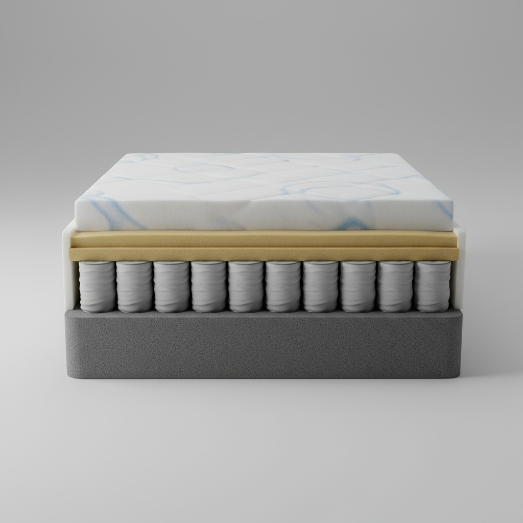 AI-designed hybrid mattress