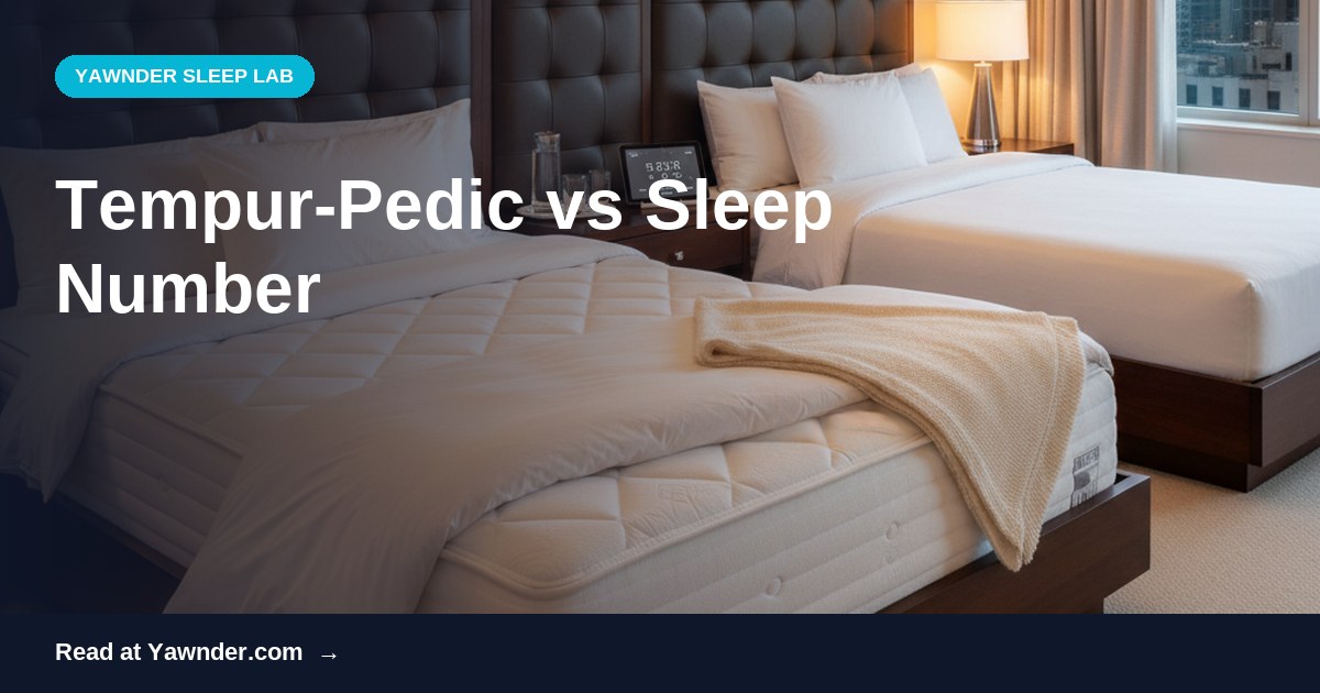 Tempur-Pedic vs Sleep Number (2026): Premium Mattress Showdown
