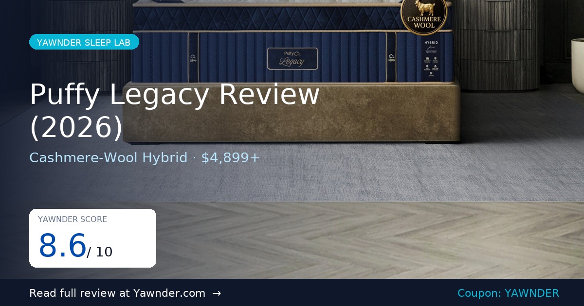 Puffy Legacy Review (2026): Is the $4,899 Cashmere-Wool Hybrid Worth It?