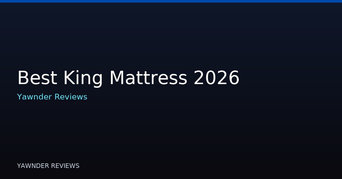Best King Mattress 2026