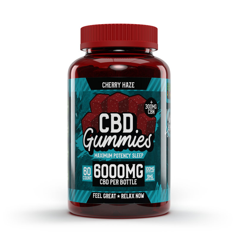 Hemp Bombs 60ct Maximum Potency CBD Sleep Gummies bottle