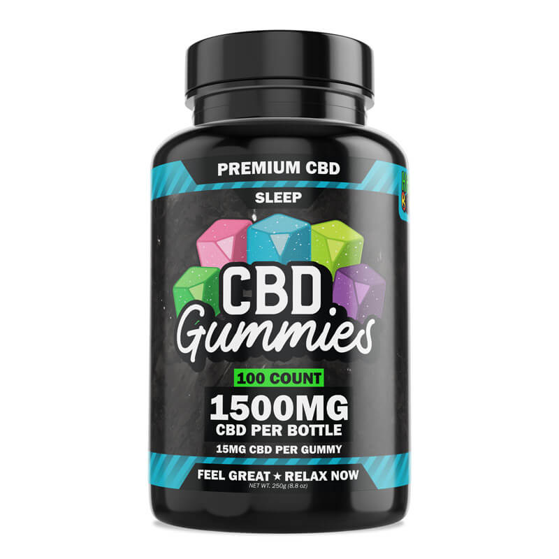 Hemp Bombs Original CBD Sleep Gummies 100ct bottle