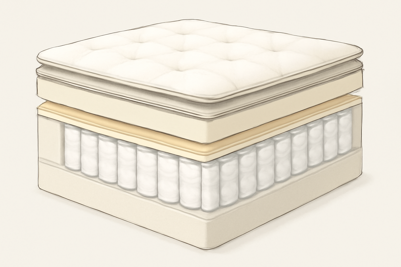 Adjustable Bed Remote Troubleshooting Guide — construction cross-section
