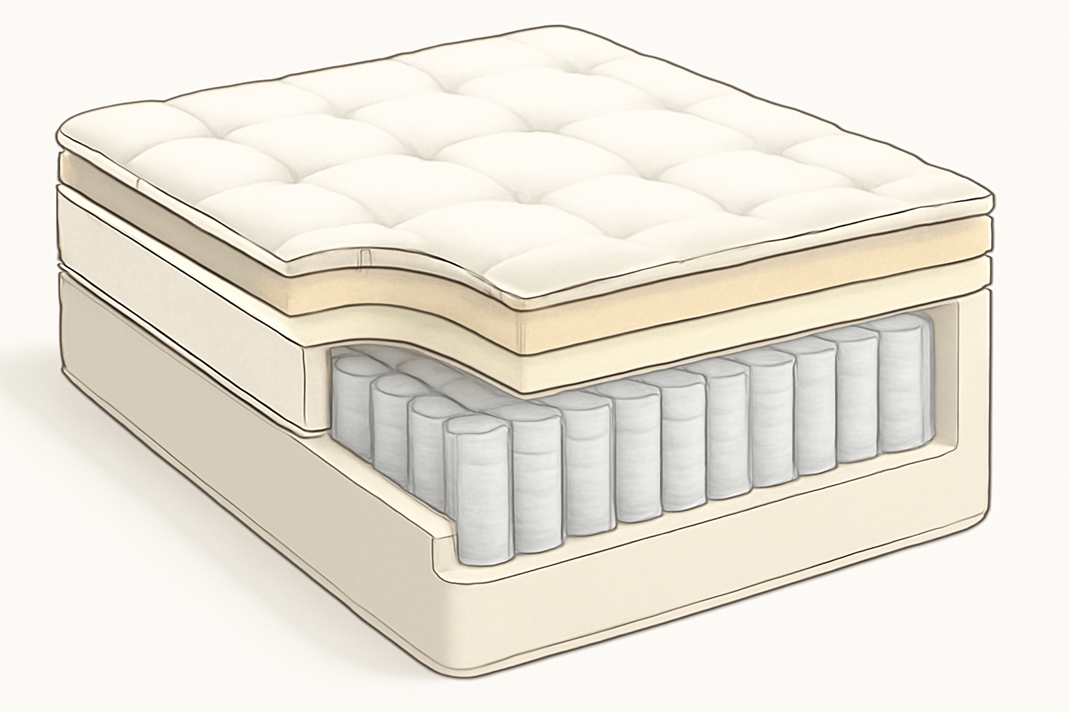 Aireloom Mattress Review: Is the Quality Still the Same? — construction cross-section
