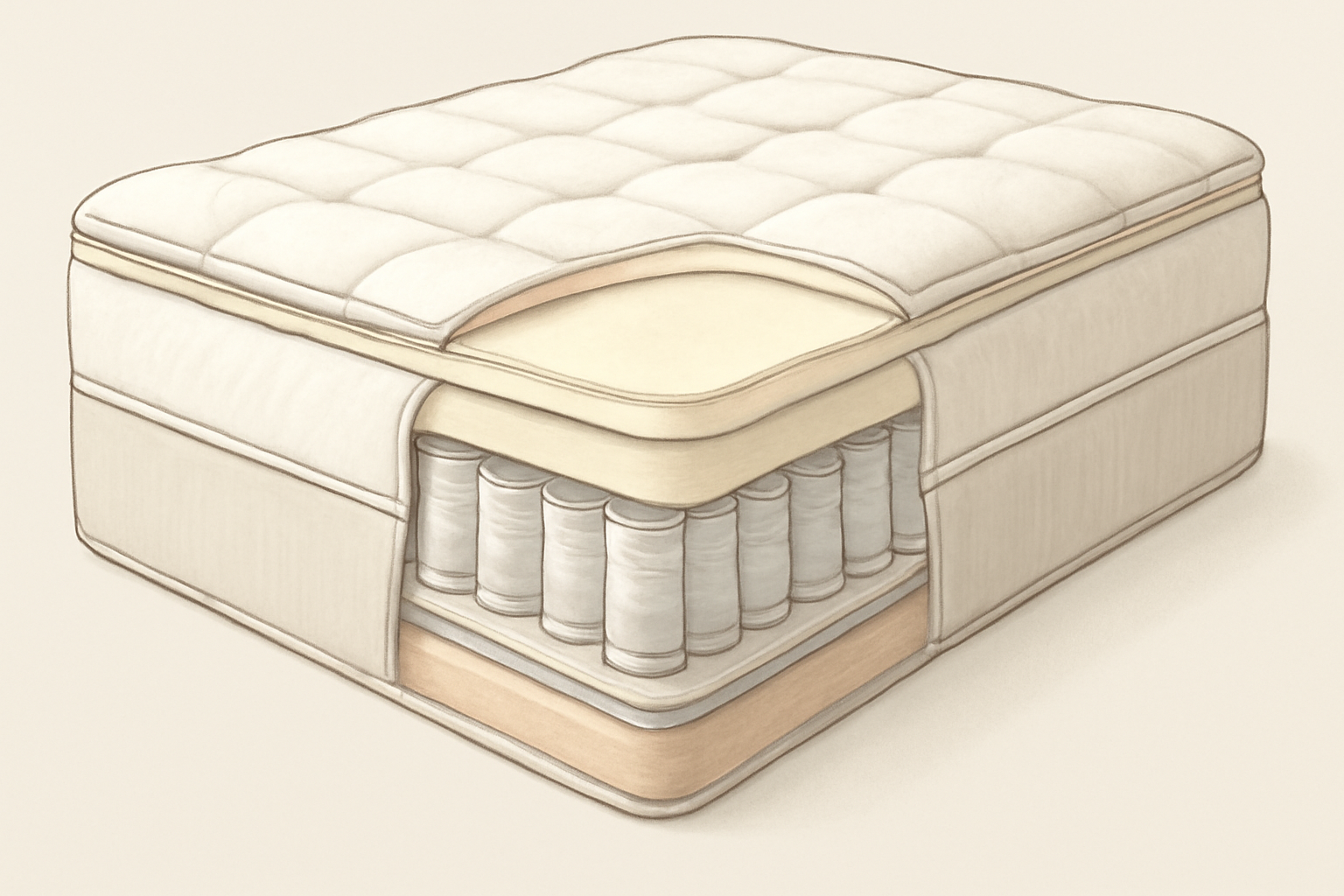 Angel Sleeper Pillow Review: Honest Take — construction cross-section