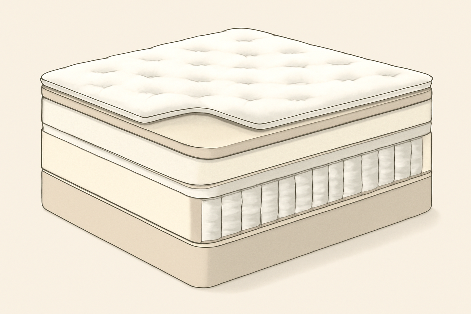 Best Adjustable Beds for Seniors: Top 5
Picks — construction cross-section