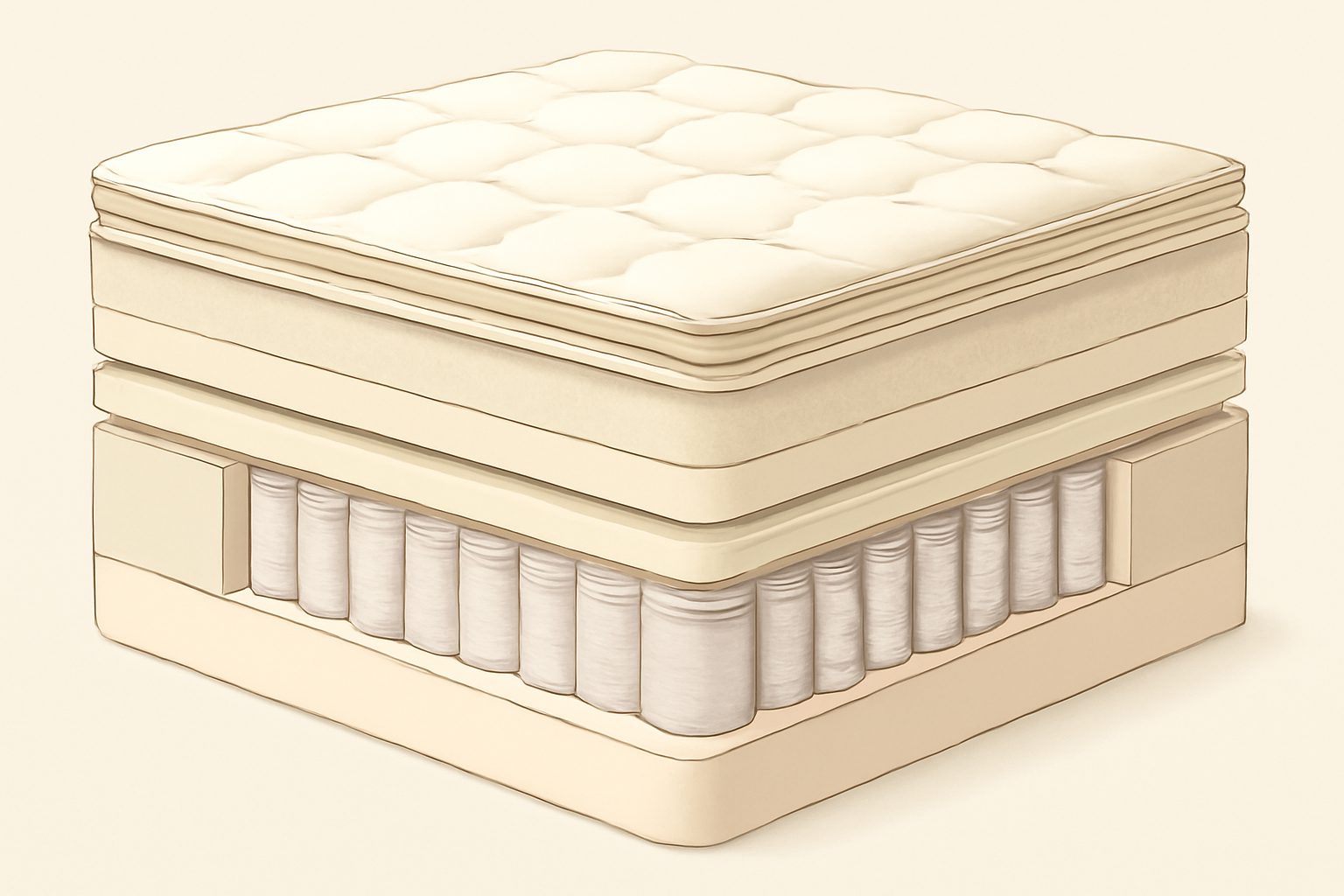Best Mattress of 2026 — construction cross-section
