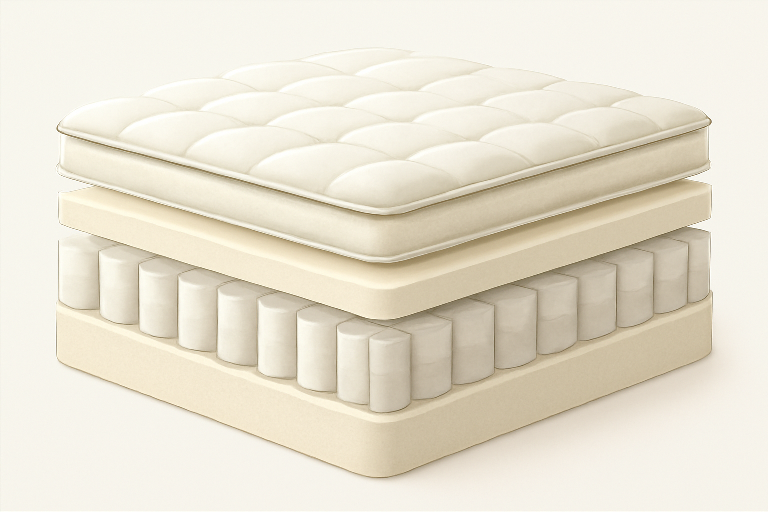 Best Mattresses for Back Pain in 2026 — construction cross-section