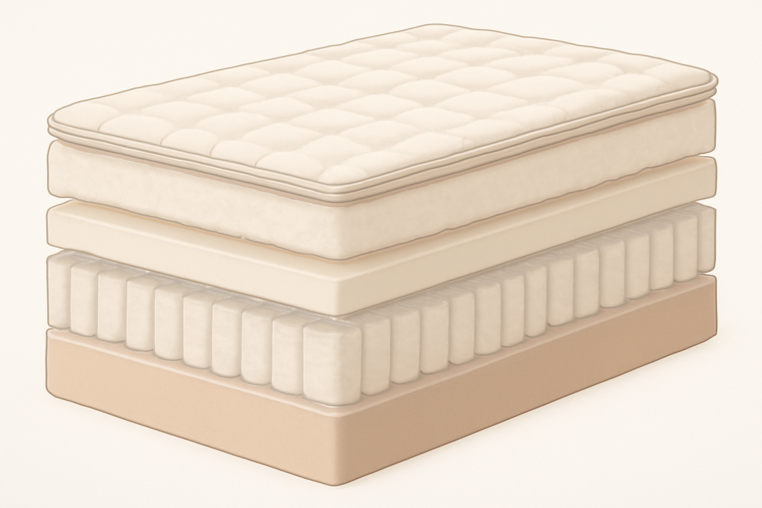 Best Mattress for Combination Sleepers in 2026 — construction cross-section