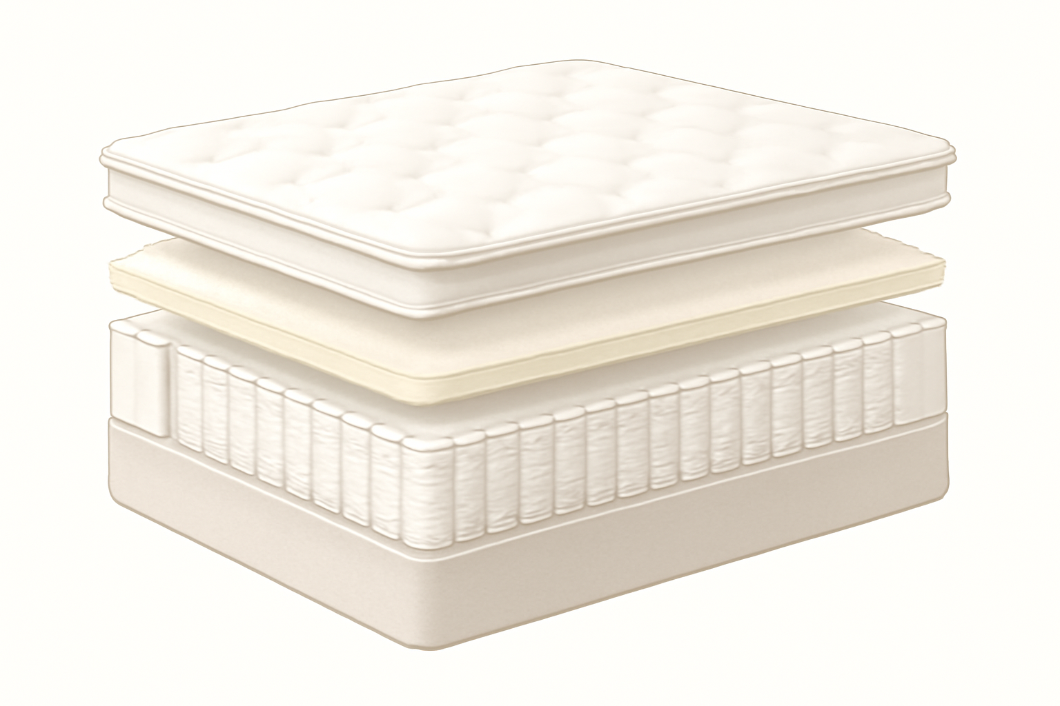 Best Mattress Toppers for Back Pain: Must-Have Solutions — construction cross-section