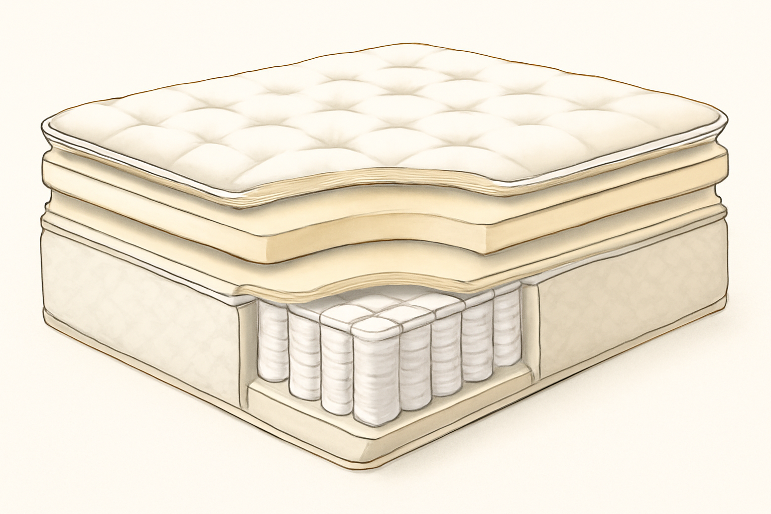 Best Saatva Mattress for Hot Sleepers 2026 — Thermally Tested — construction cross-section