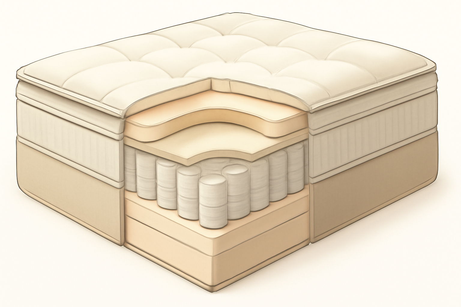 Burrow Nomad Sectional Review (2026): Tool-Free Modular Done Right? — construction cross-section
