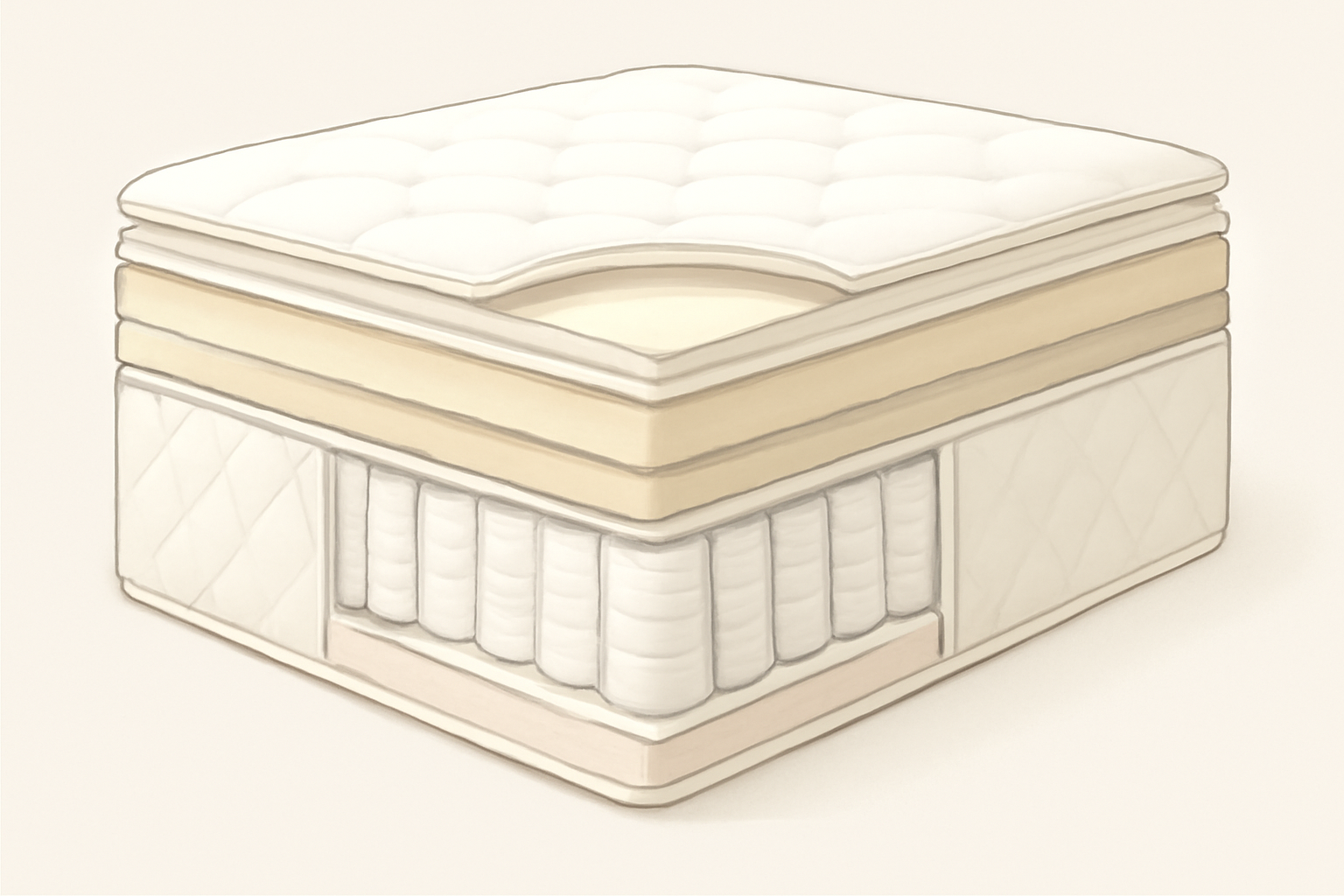 Can You Return a Mattress from Wayfair? (2026 Policy) — construction cross-section