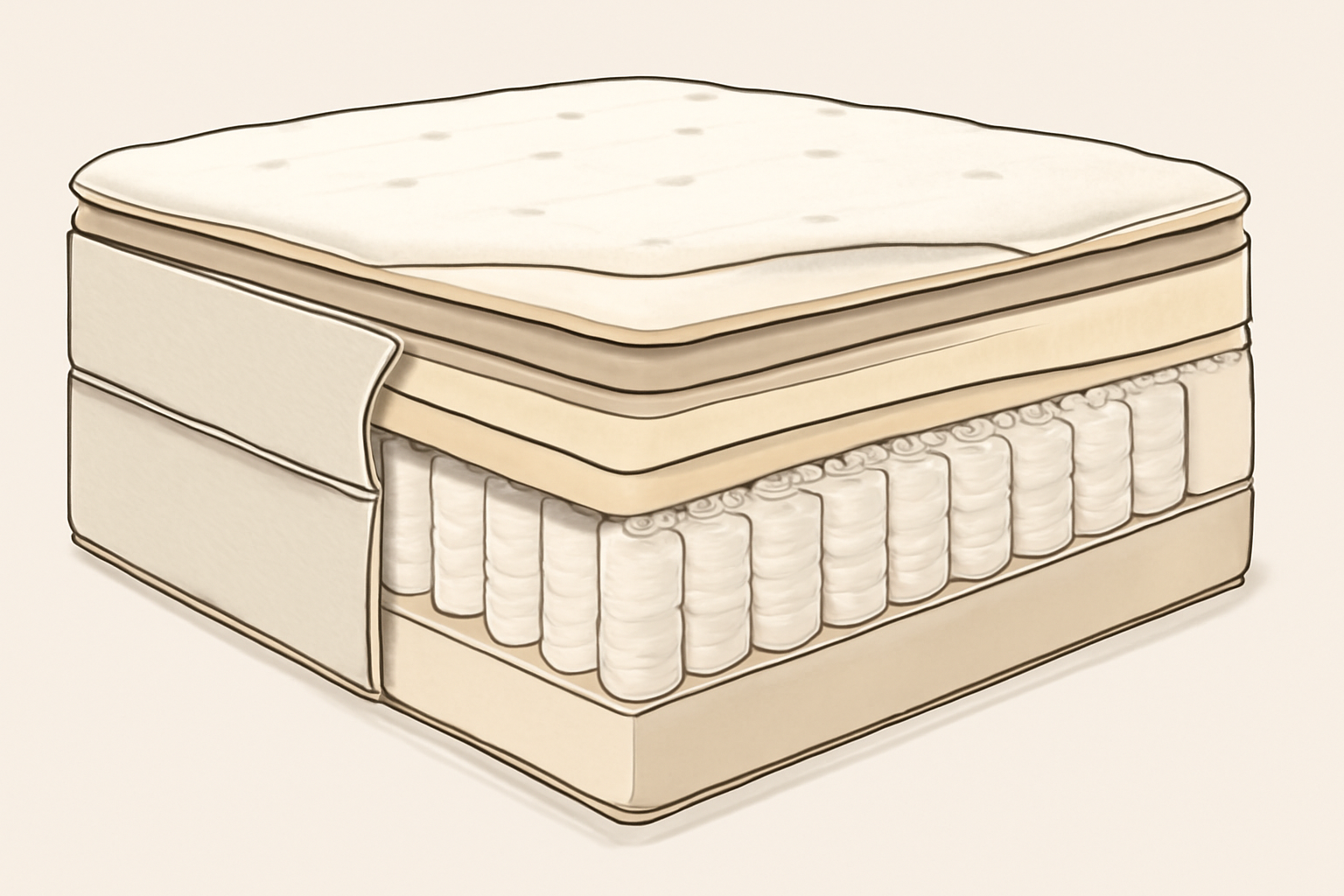 Comfort & Relax Mattress Review (2026): Is It Worth It? — construction cross-section