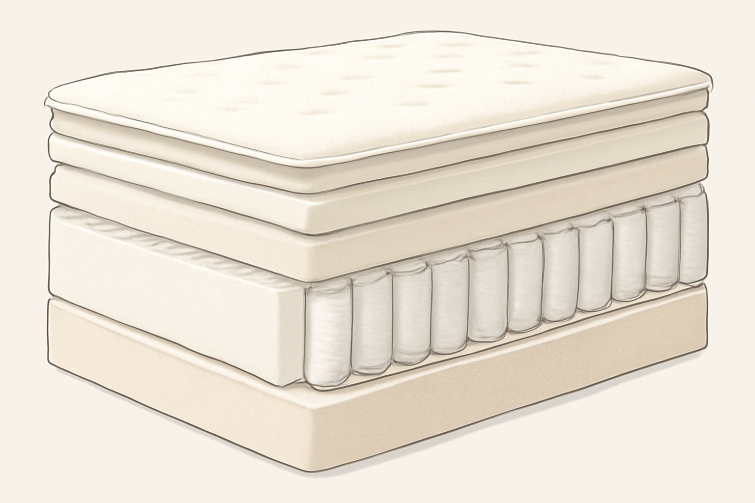 Eight Sleep vs. Orion Sleep System 2026: Which Is Better? — construction cross-section