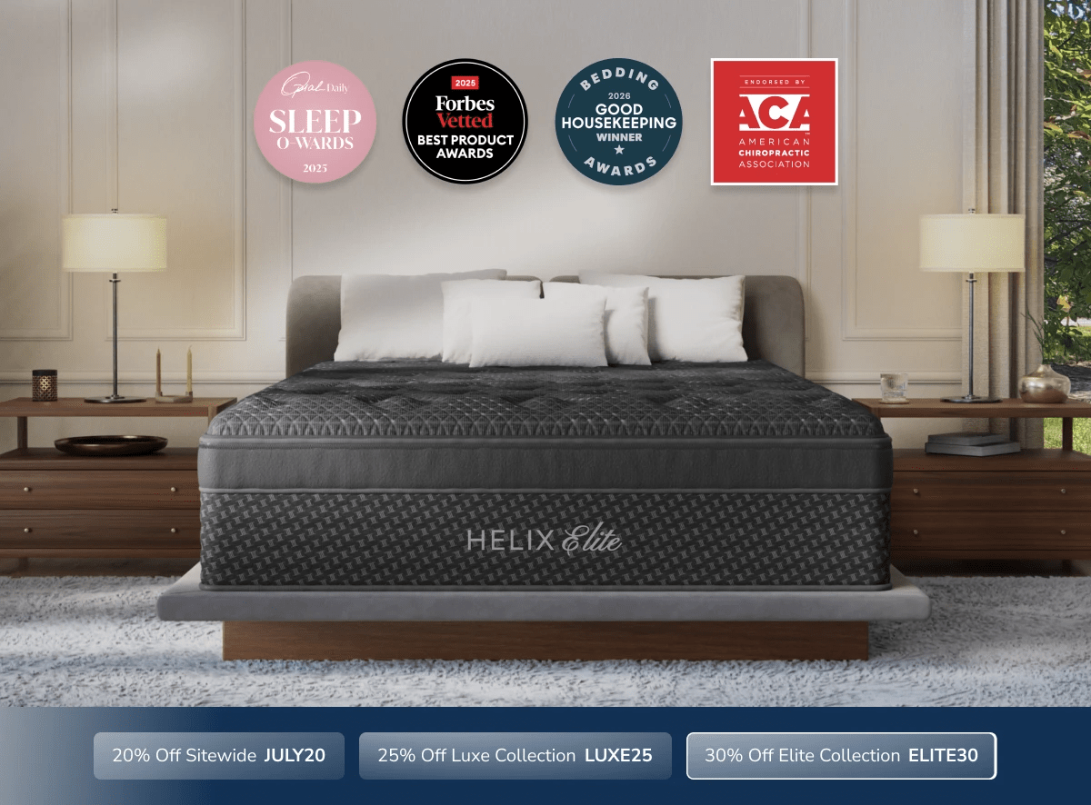Helix Midnight Elite mattress hero