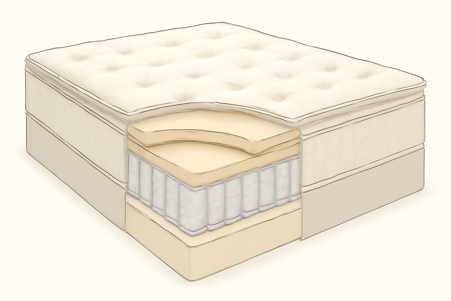 Duvet Size Guide: Must-Have Tips for Best Fit — construction cross-section
