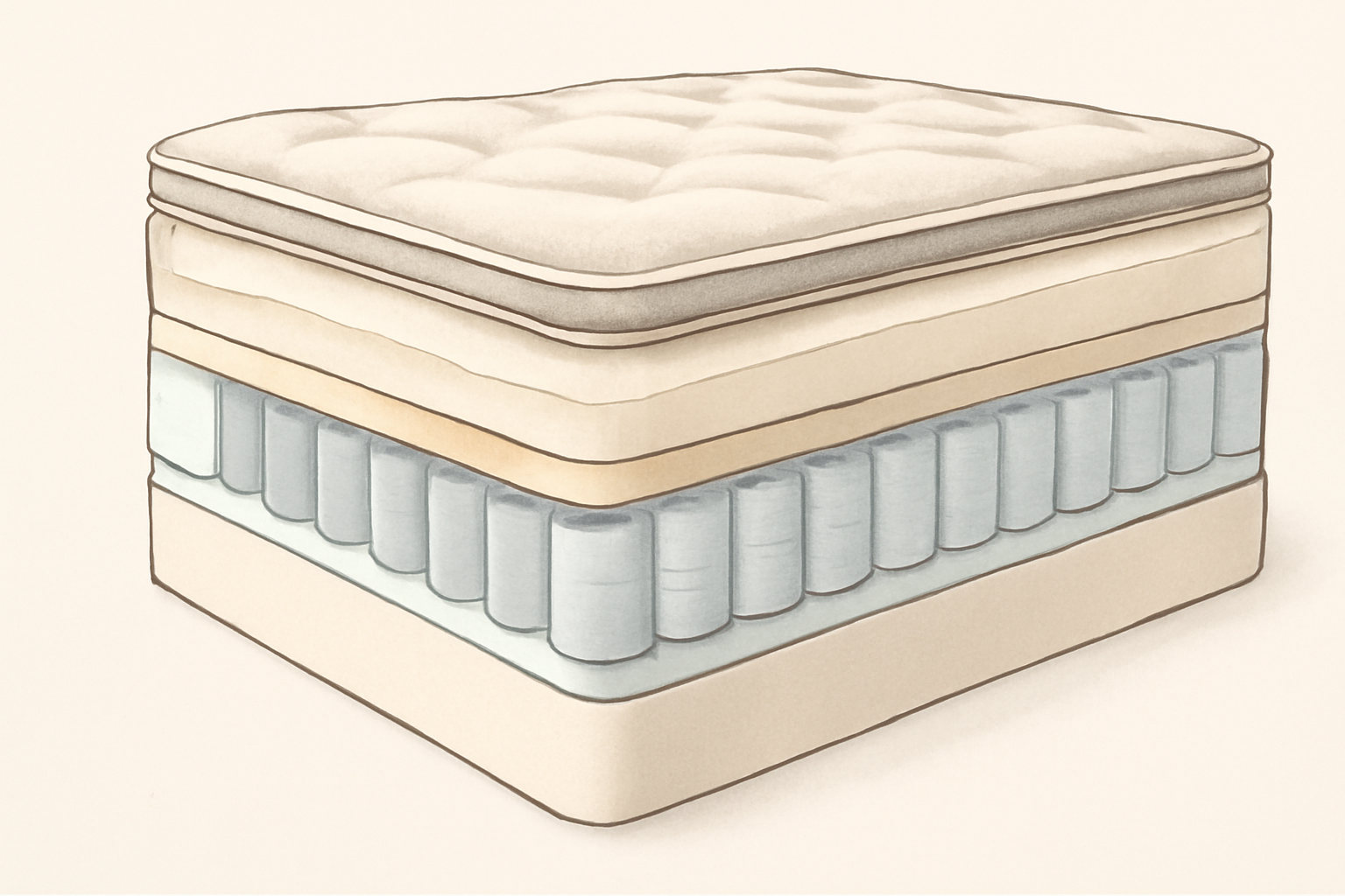 How to Pair Your TEMPUR-Pedic Remote: A Step-by-Step Guide — construction cross-section