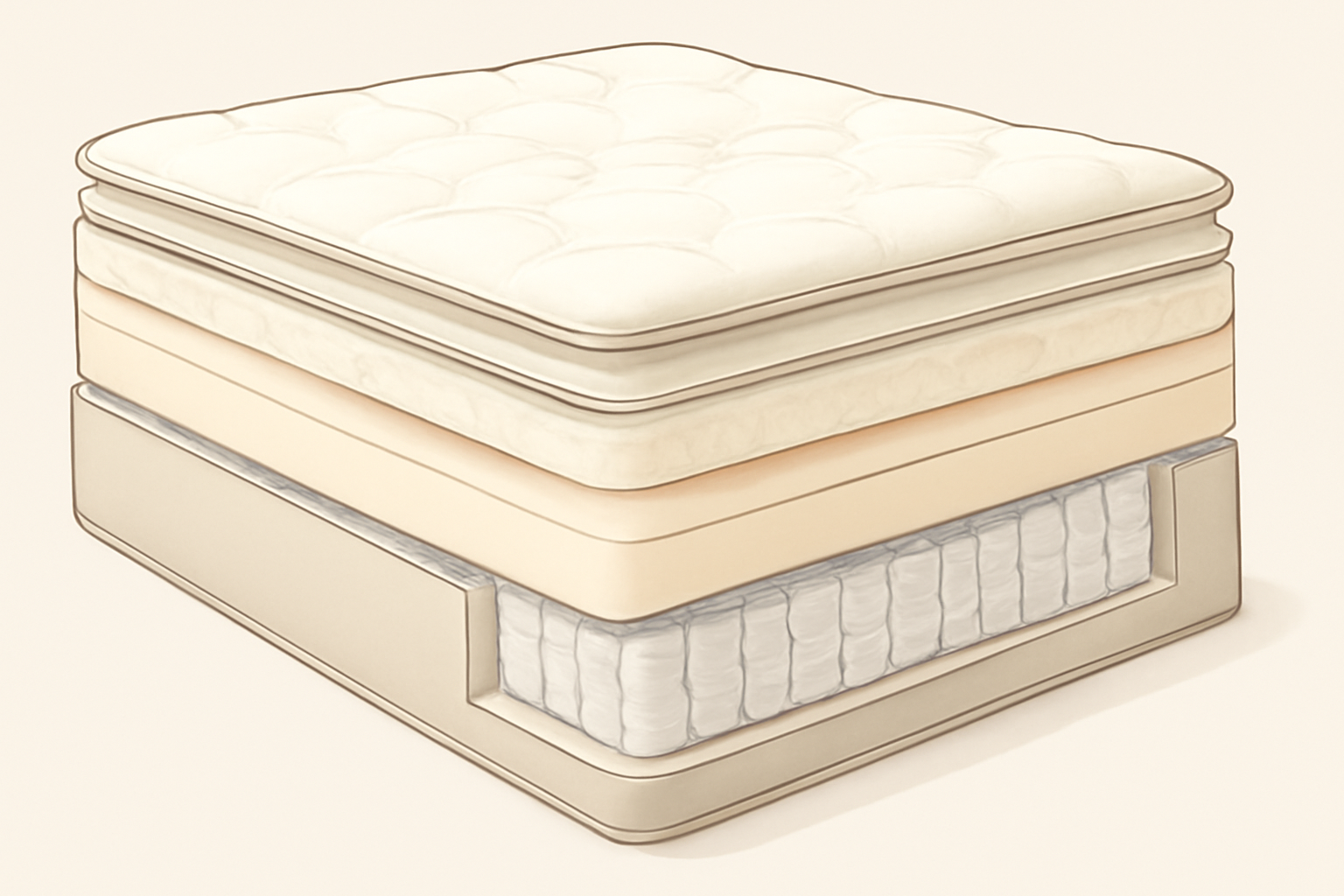 How to Return a Mattress to Walmart (2026 Guide) — construction cross-section