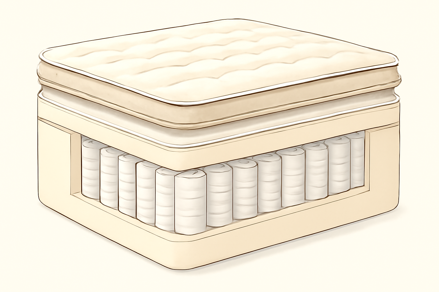 Joybird Sleeper Sofa Review: Is It Worth the Money? — construction cross-section