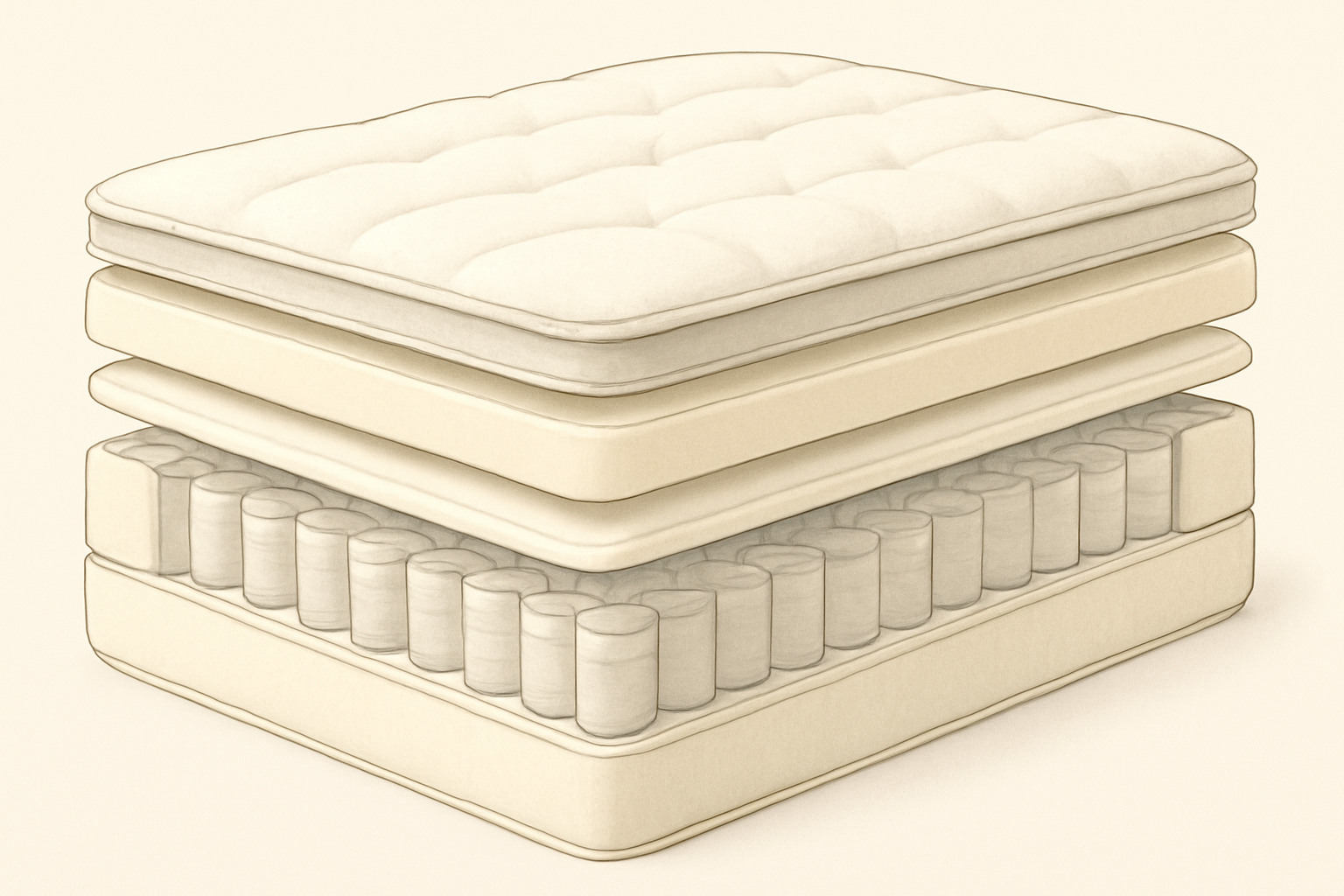 Latex For Less Review (2026): Honest Organic Latex at Half the Price — construction cross-section