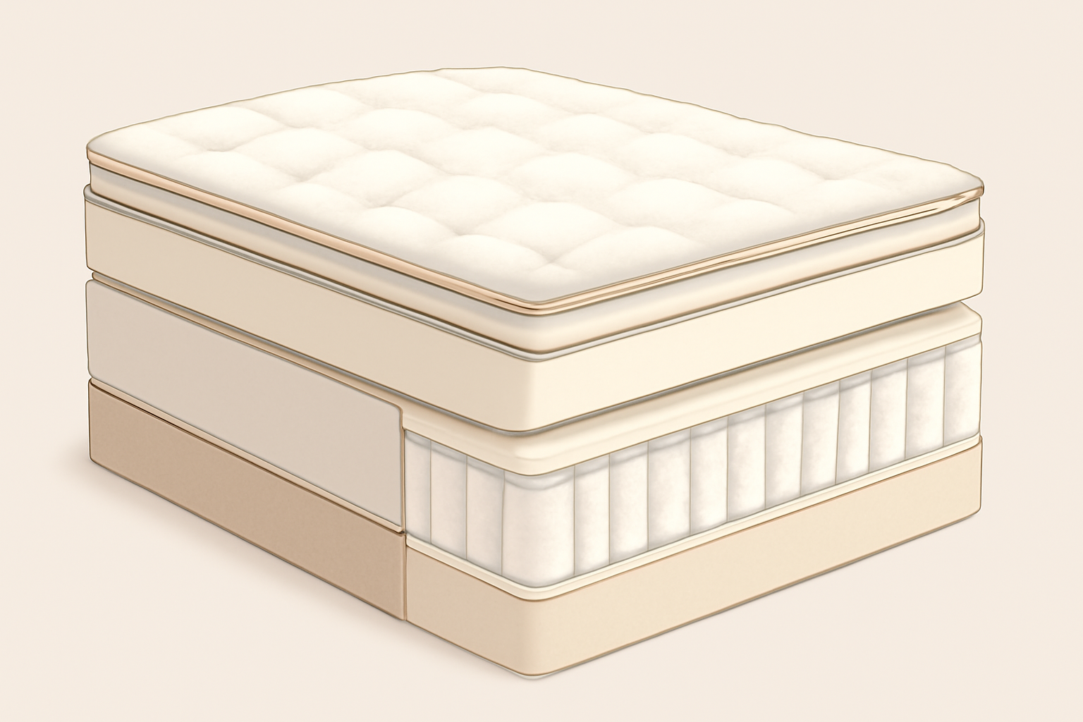 Mattress Topper to Relieve Pressure Points: Top 5 Picks — construction cross-section