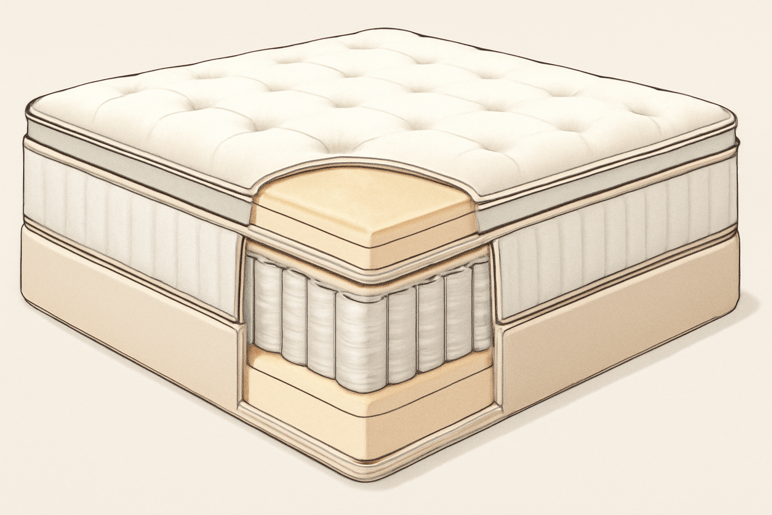 PeachSkinSheets Review — construction cross-section