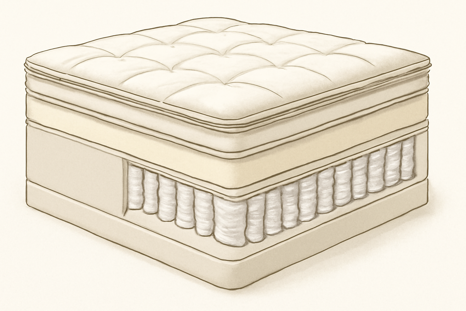 Saatva Contour5 Review (2026): Worth $2,999 for Memory Foam? — construction cross-section