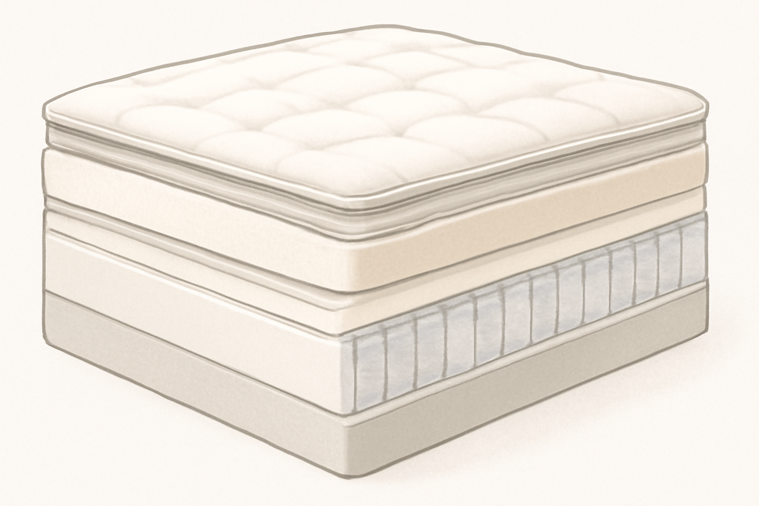 Saatva Dog Bed: Must-Have Luxury for Happy Pets — construction cross-section
