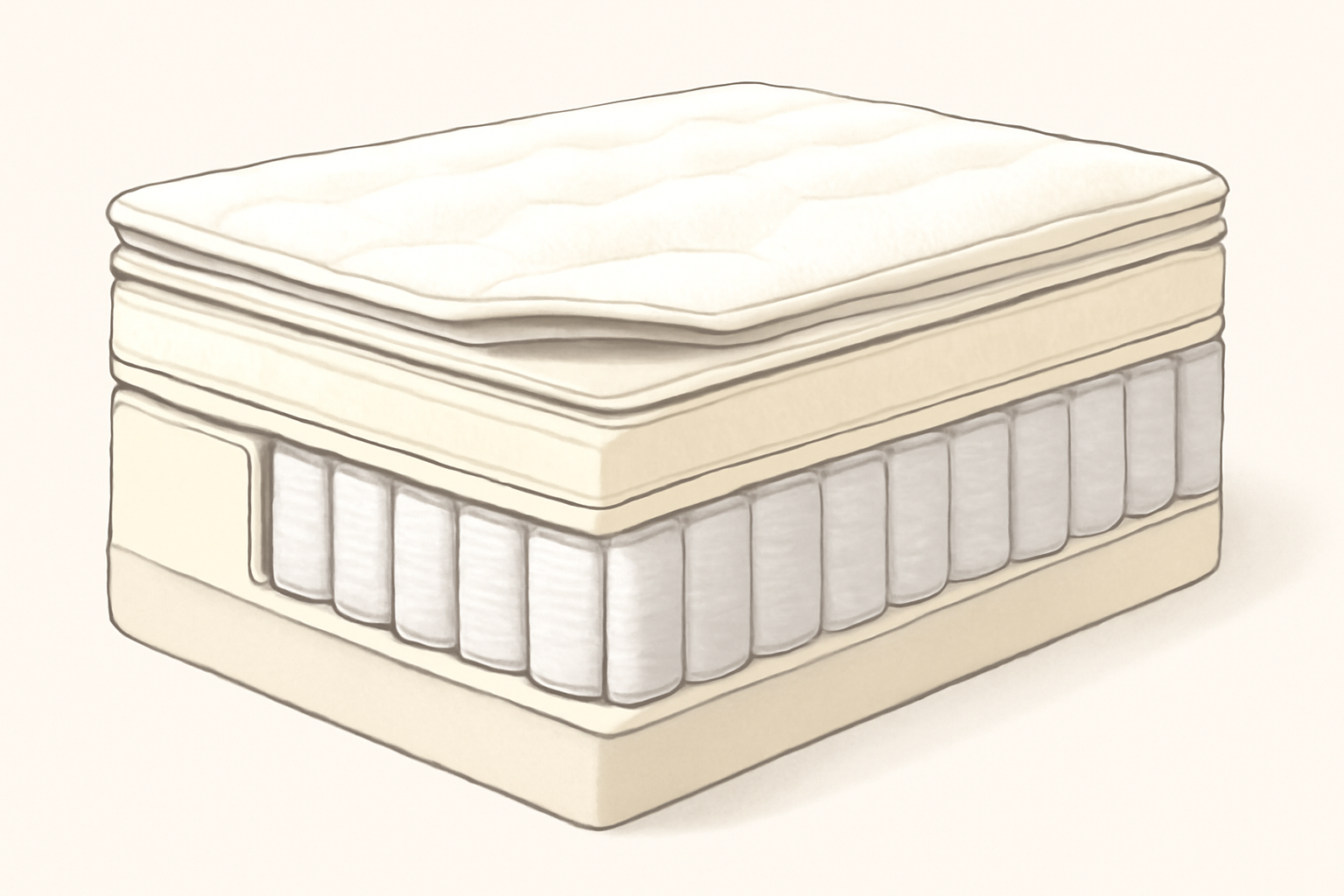 Sleep Number i10 Review (2026): Is It Worth $5,799? — construction cross-section