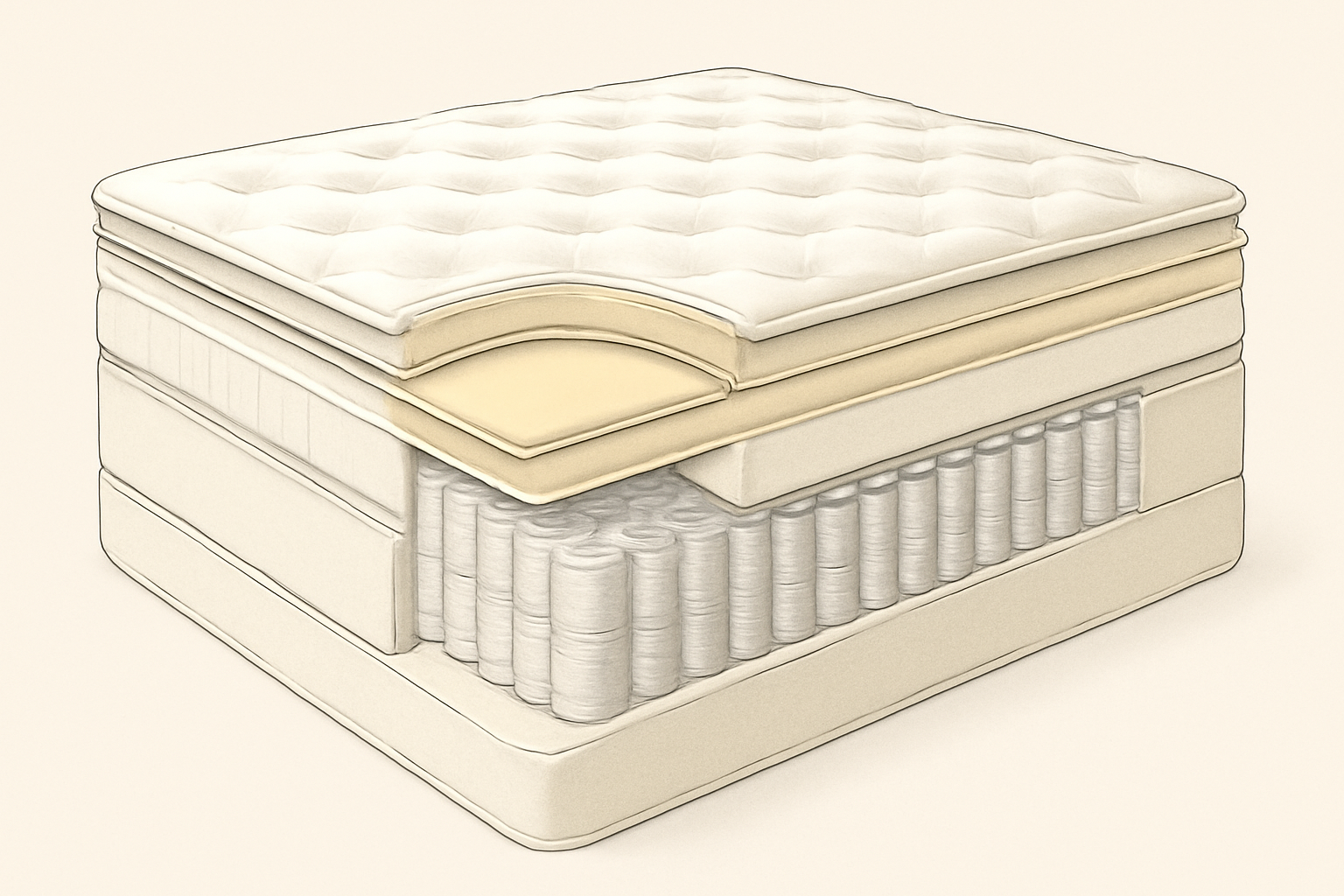 St Regis Hotel Sheets: Buying Guide — construction cross-section