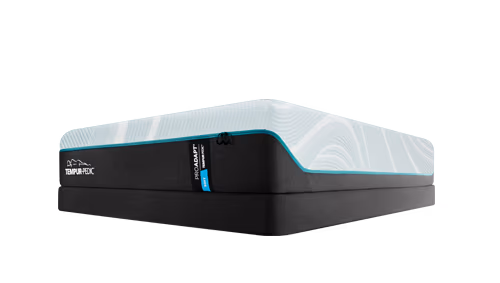 TEMPUR-PRObreeze mattress angled view