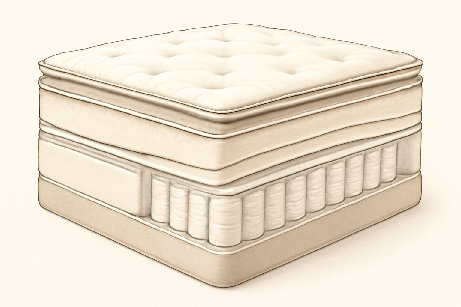 Most Common Reasons San Diego Shoppers Return a Mattress (And How to Avoid Them) — construction cross-section