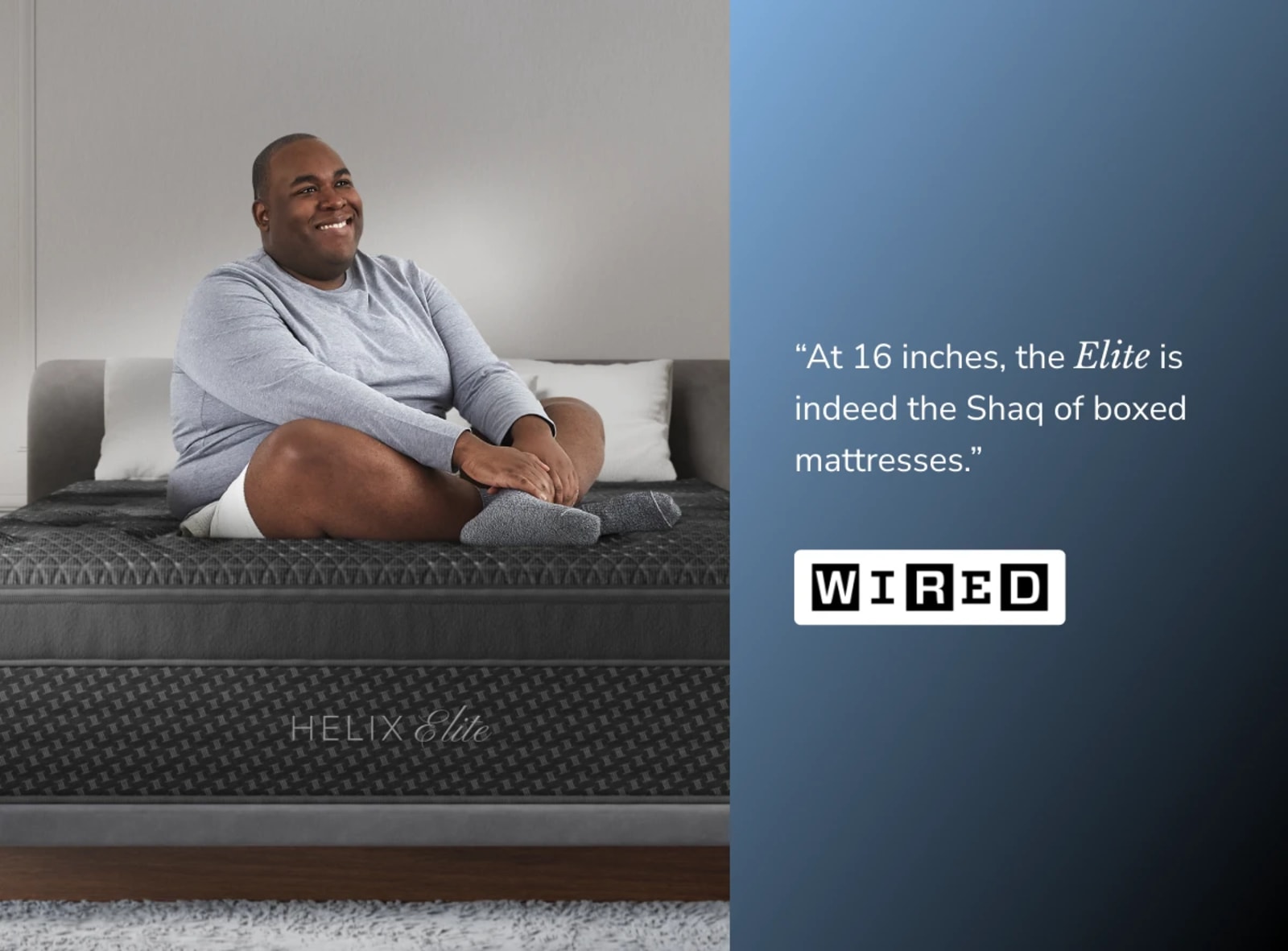 Helix Plus Elite reinforced edge detail